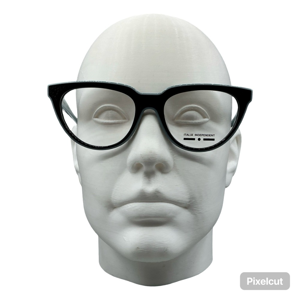 Italia‎ Independent BUZZ BKBL Black Blue Eyeglasses Frames 55-19 145 Italy NEW